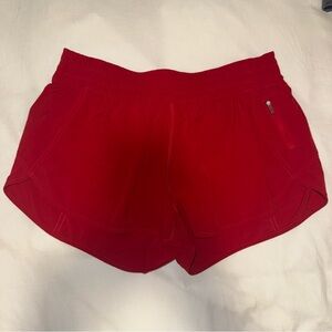 Lululemon Women's Red Athletic Shorts